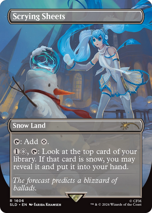 Scrying Sheets (SLD-1606) - Secret Lair Drop (Borderless)