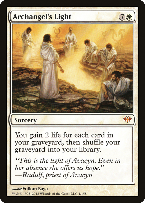 Archangel's Light (DKA-001) - Dark Ascension Foil