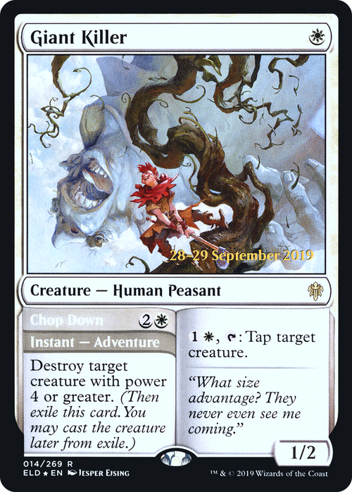 Giant Killer (PRE-14S) - Throne of Eldraine Promos Foil
