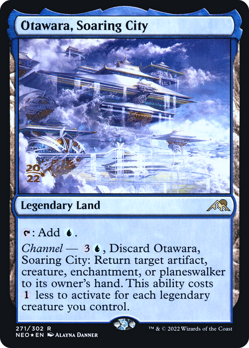 Otawara, Soaring City (PRE-271) - Kamigawa: Neon Dynasty Promos Foil