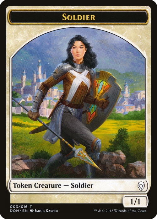 Soldier Token (DOM-003) - Dominaria Tokens