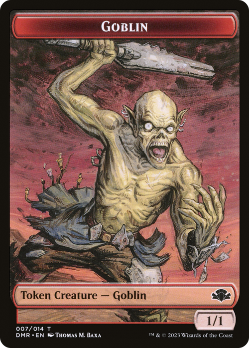 Goblin (TDMR-007) - Dominaria Remastered Tokens