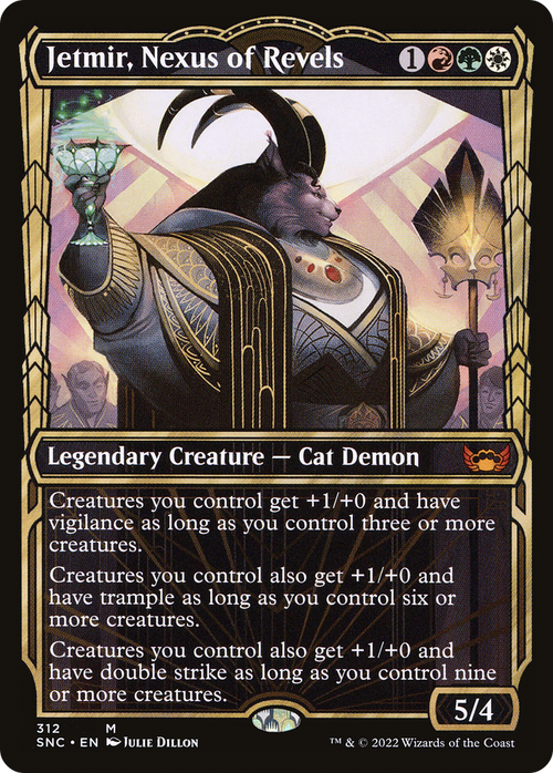 Jetmir, Nexus of Revels (Showcase) (SNC-312) - Streets of New Capenna: (Showcase) Foil