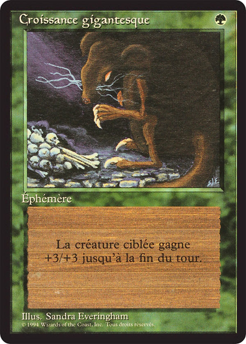Giant Growth (FBB-) - Foreign Black Border