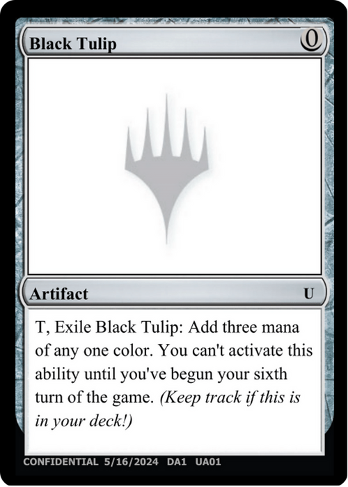 Black Tulip (UNK-UA01A) - Unknown Event