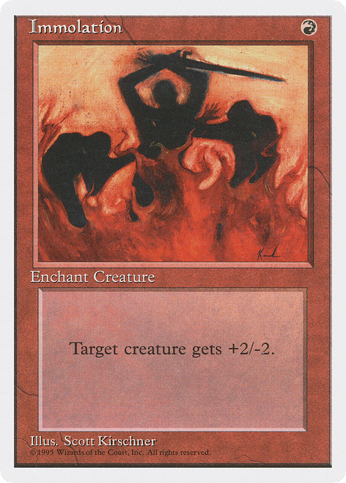 Immolation (4ED-) - Fourth Edition