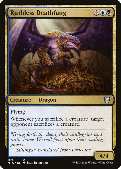 Ruthless Deathfang (MIC-154) - Midnight Hunt Commander