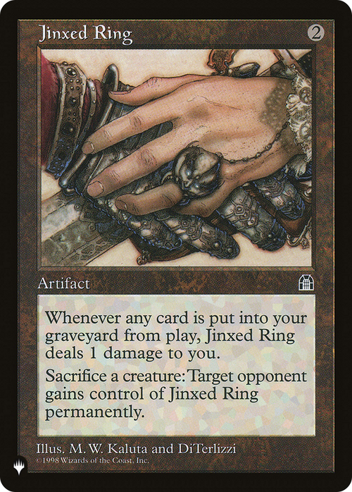 Jinxed Ring (LIST-) - The List