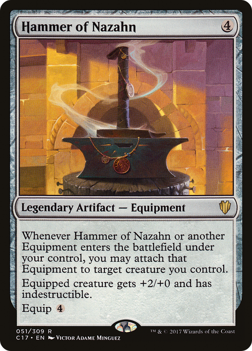 Hammer of Nazahn (C17-051) - Commander 2017