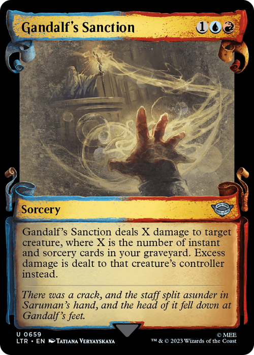 Gandalf's Sanction (Showcase Scrolls) (LTR-659) - The Lord of the Rings: Tales of Middle-earth: (Showcase)