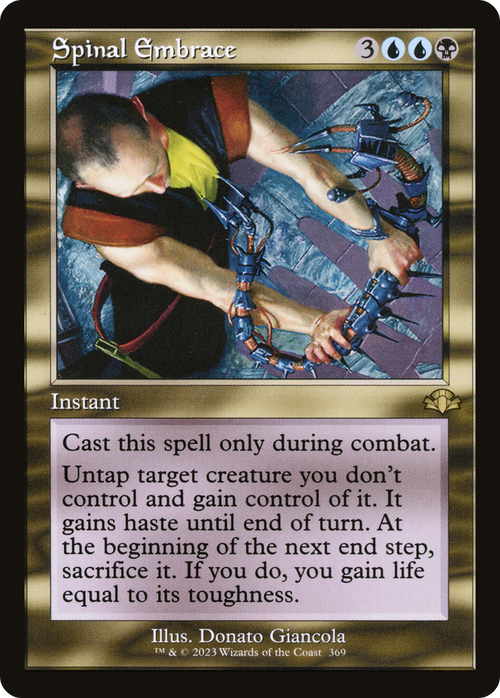 Spinal Embrace (Retro Frame) (DMR-369) - Dominaria Remastered