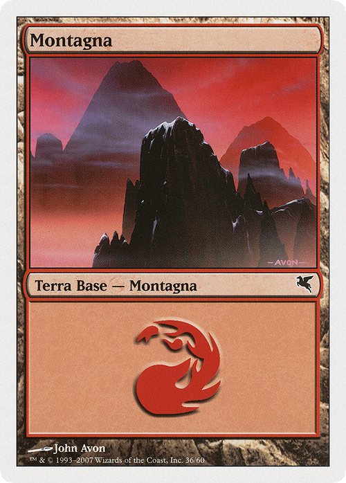 Mountain (Italian) - "Montagna" (K36) (PSAL-K36) - Salvat 2005