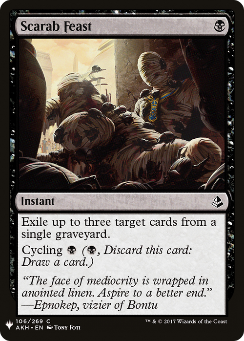 Scarab Feast (LIST-106) - The List