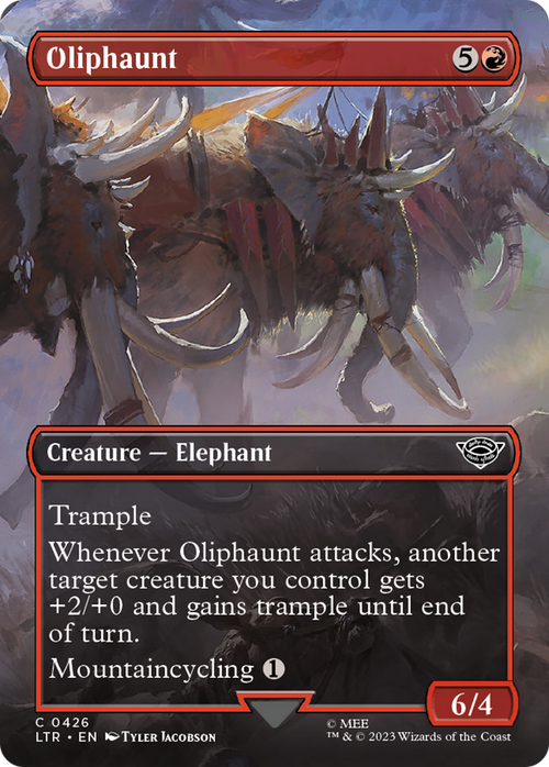 Oliphaunt (Borderless) (LTR-426) - The Lord of the Rings: Tales of Middle-earth