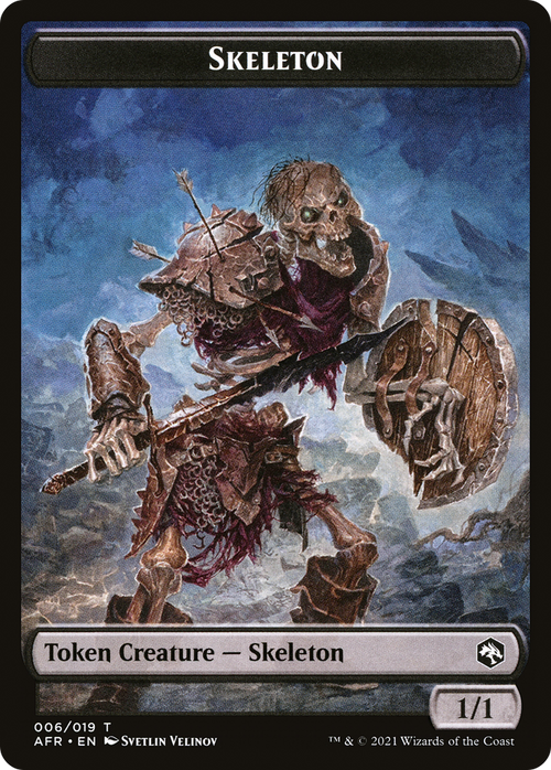Skeleton (TAFR-006) - Adventures in the Forgotten Realms Tokens Foil