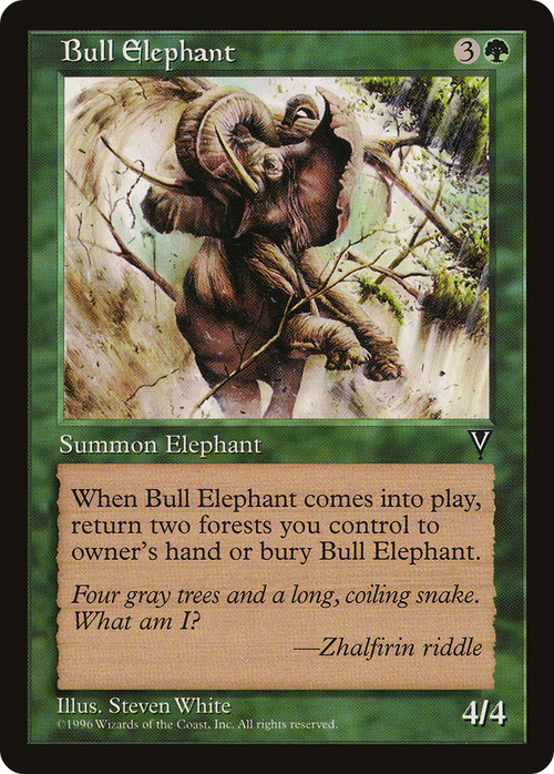 Bull Elephant (VIS-) - Visions