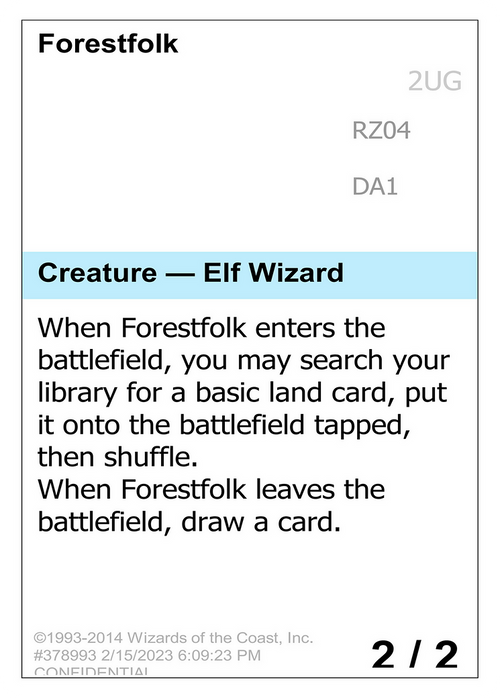 Forestfolk (UNK-) - Unknown Event