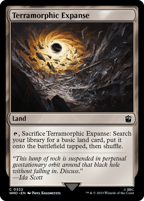 Terramorphic Expanse (WHO-322) - Doctor Who