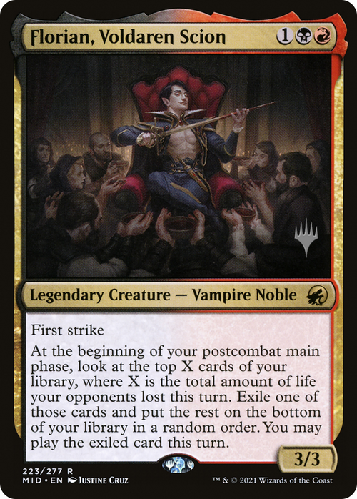 Florian, Voldaren Scion (PPMID-223P) - Innistrad: Midnight Hunt Promos