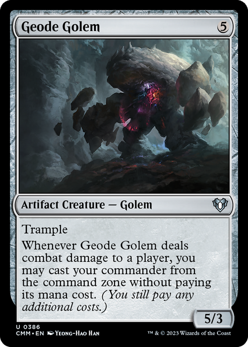 Geode Golem (CMM-386) - Commander Masters