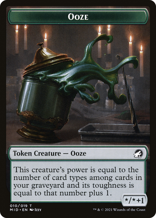 Ooze (TMID-010) - Innistrad: Midnight Hunt Tokens