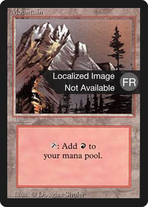 Mountain (A) (FBB-290) - Foreign Black Border