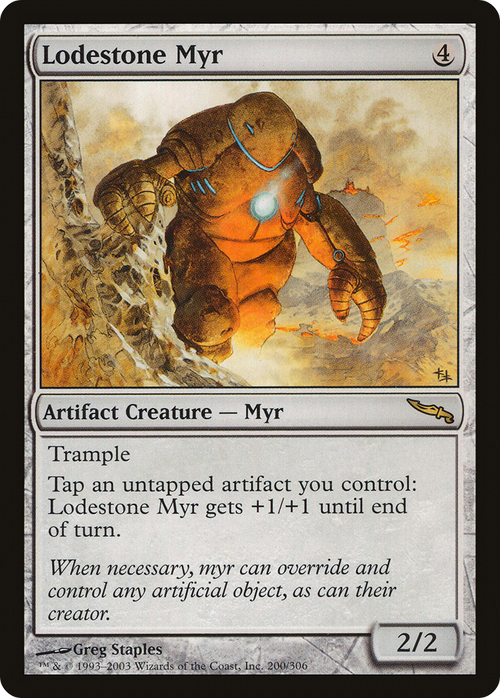 Lodestone Myr (MRD-200) - Mirrodin