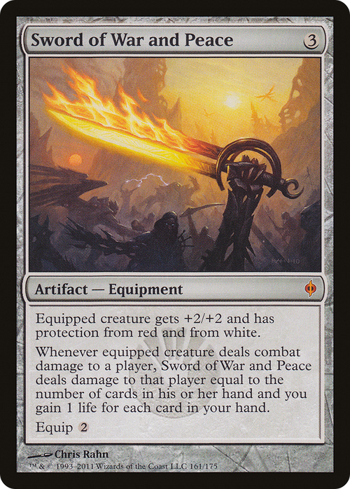 Sword of War and Peace (NPH-161) - New Phyrexia Foil