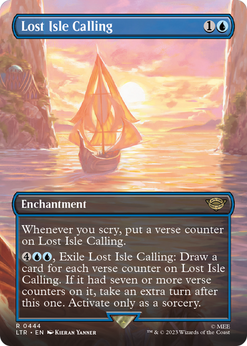 Lost Isle Calling (Borderless) (LTR-444) - The Lord of the Rings: Tales of Middle-earth