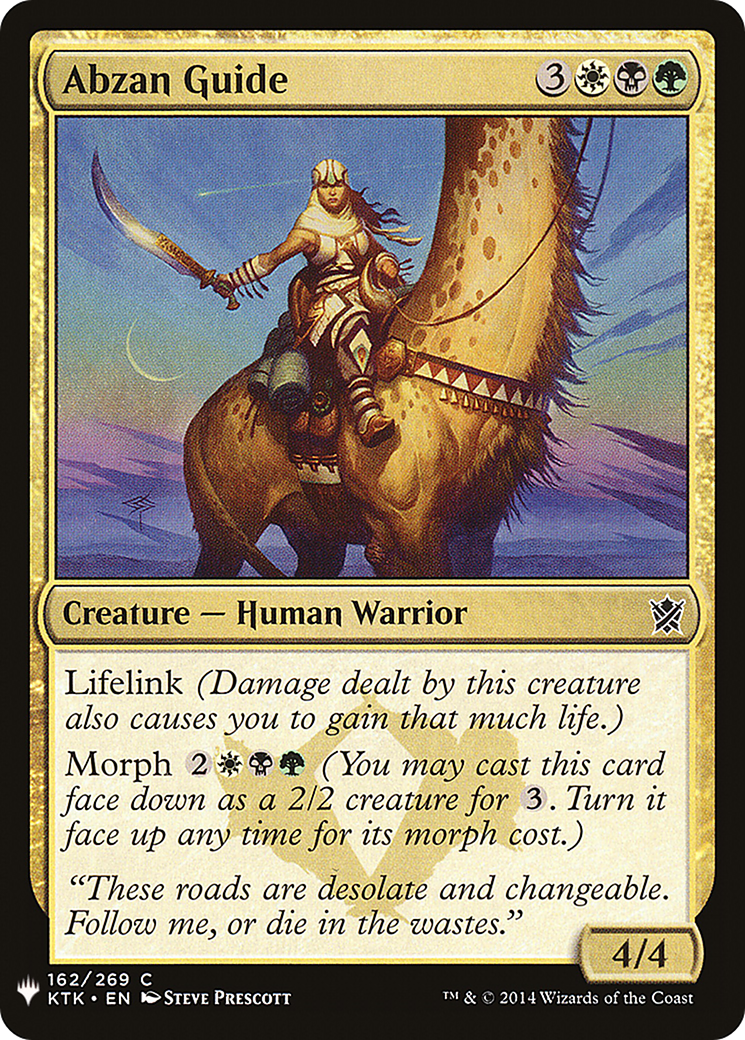 Abzan Guide (LIST-KTK-162) - The List