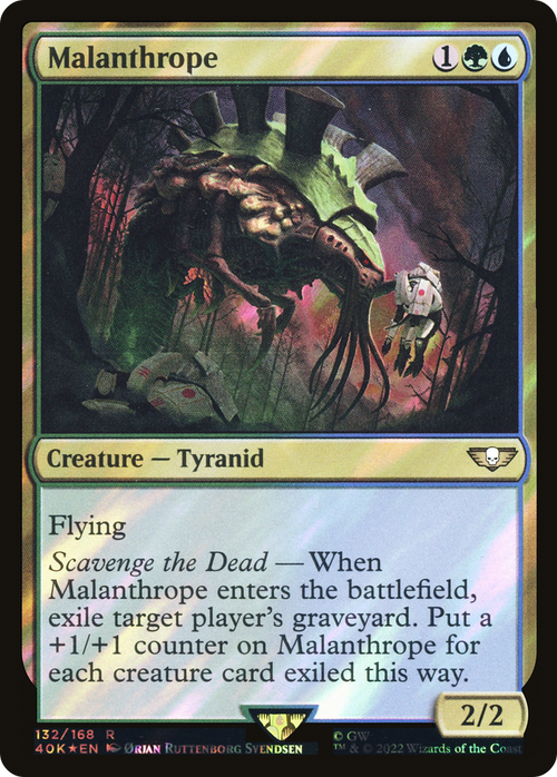 Malanthrope (Surge Foil) (40K-132) - Warhammer 40,000 Commander Foil