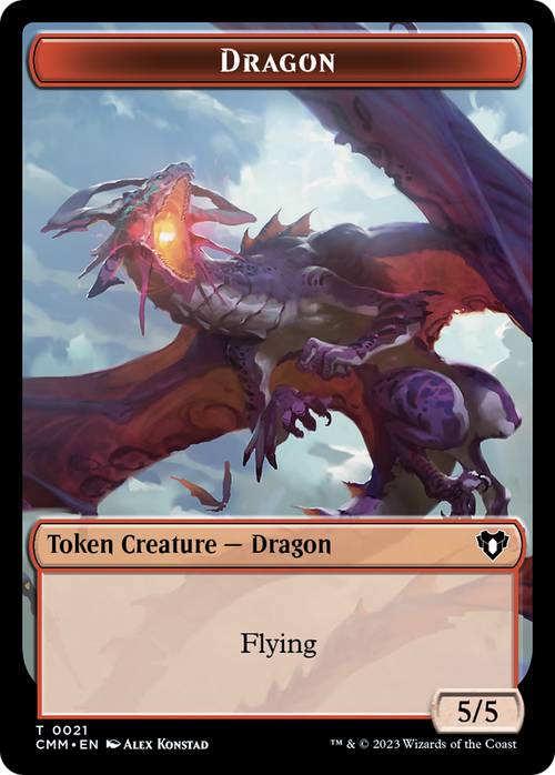 Dragon (TCMM-021) - Commander Masters Tokens