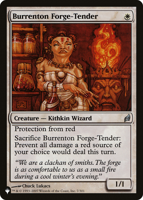 Burrenton Forge-Tender (LIST-LRW-7) - The List