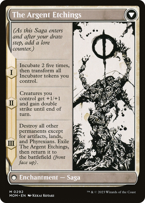 Elesh Norn (Showcase) (MOM-292) - March of the Machine: (Showcase) (Borderless) Foil