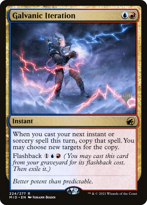 Galvanic Iteration (PPMID-224P) - Innistrad: Midnight Hunt Promos Foil