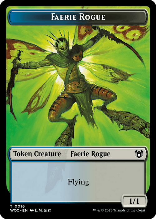 Faerie Rogue (TWOC-016) - Wilds of Eldraine Commander Tokens Foil