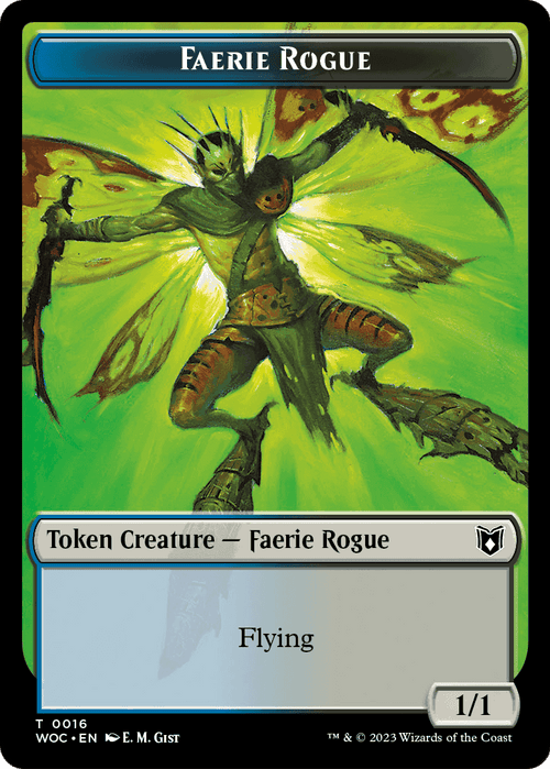 Faerie Rogue (TWOC-016) - Wilds of Eldraine Commander Tokens Foil