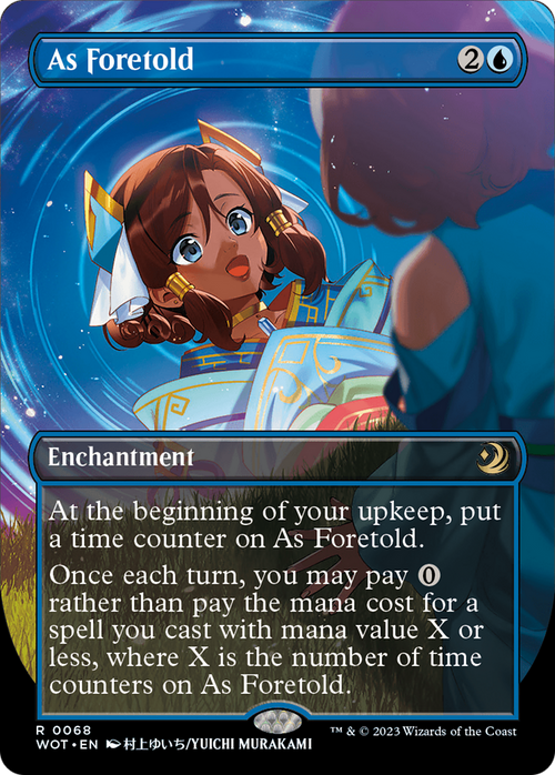 As Foretold (Anime Borderless) (WOT-068) - Wilds of Eldraine: Enchanting Tales Foil