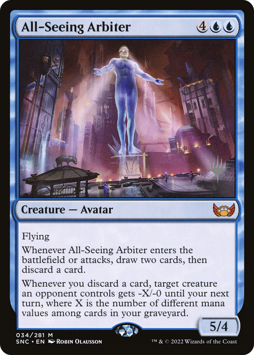 All-Seeing Arbiter (PPSNC-034) - Streets of New Capenna Promos