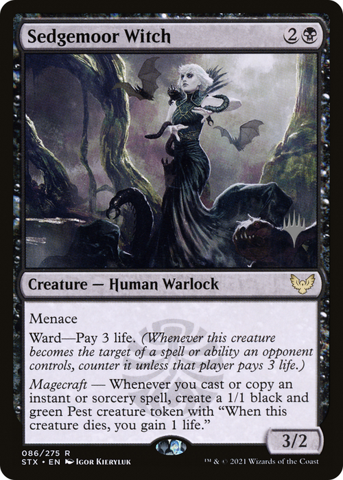 Sedgemoor Witch (PPSTX-86P) - Strixhaven: School of Mages Promos Foil