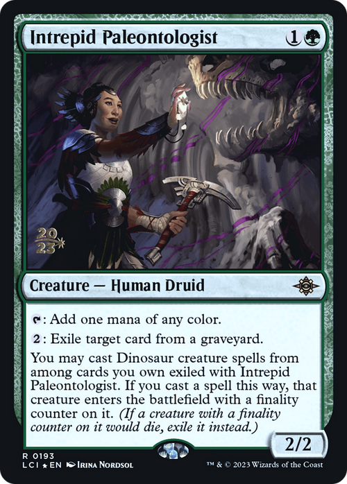 Intrepid Paleontologist (PRE-193) - The Lost Caverns of Ixalan Promos Foil