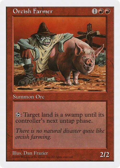 Orcish Farmer (5ED-256) - Fifth Edition