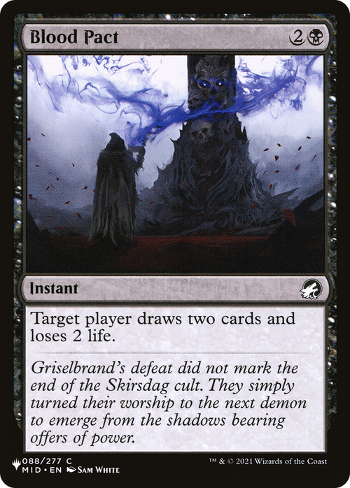 Blood Pact (LIST-088/277) - The List