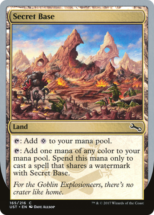 Secret Base (D) (UST-165) - Unstable