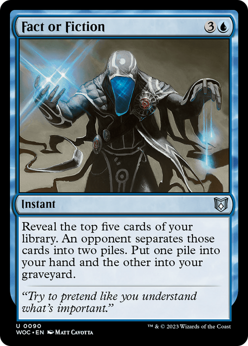 Fact or Fiction (WOC-090) - Wilds of Eldraine Commander