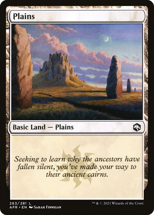 Plains (263) (AFR-263) - Adventures in the Forgotten Realms