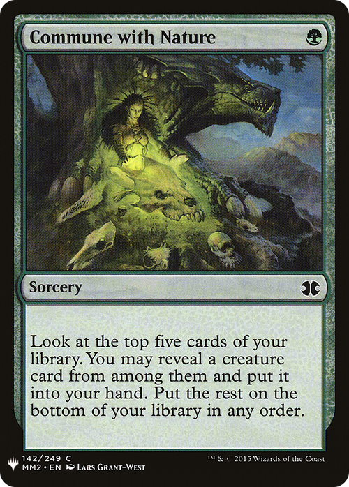 Commune with Nature (LIST-MM2-142) - The List