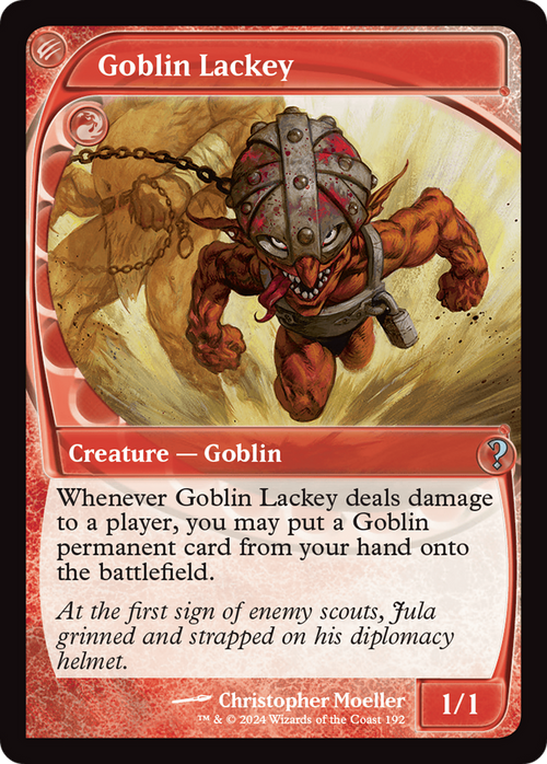 Goblin Lackey (Future Sight) (MB2-192) - Mystery Booster 2 Foil