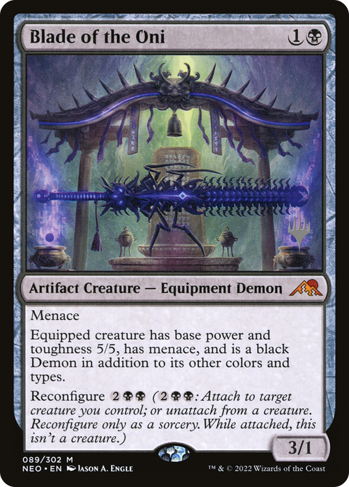 Blade of the Oni (PPNEO-089) - Kamigawa: Neon Dynasty Promos