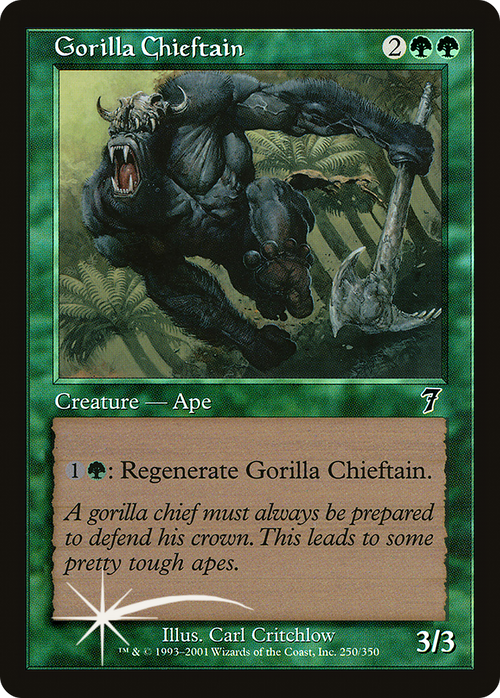 Gorilla Chieftain (7ED-250) - 7th Edition Foil